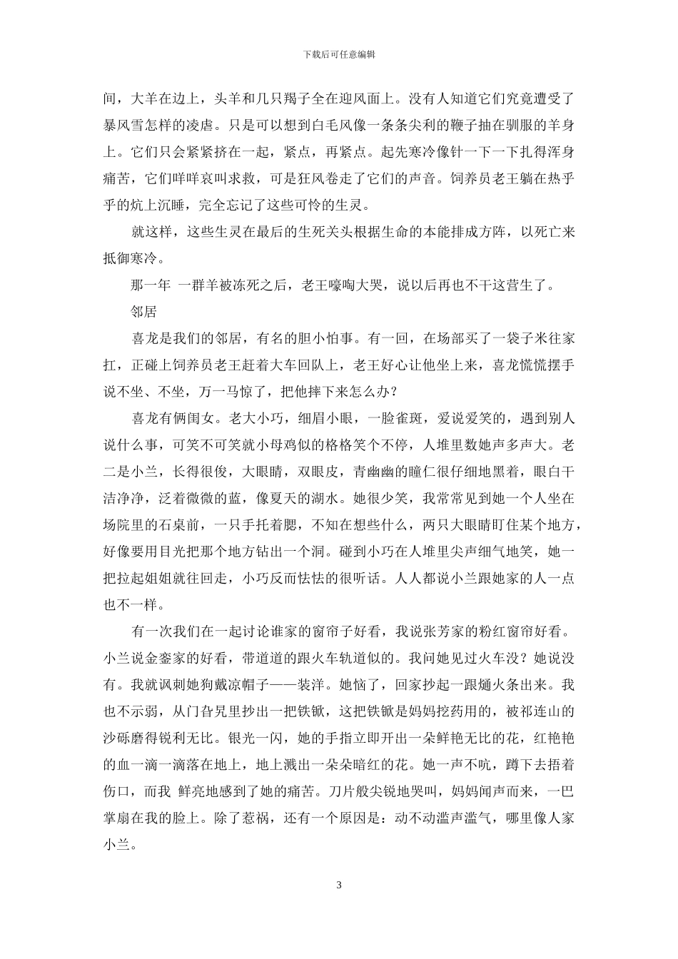 高安侠散文选_第3页