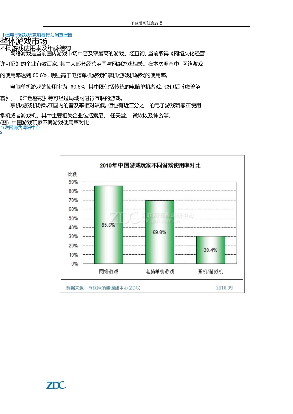 0中国游戏市场用户消费调查报告_第3页