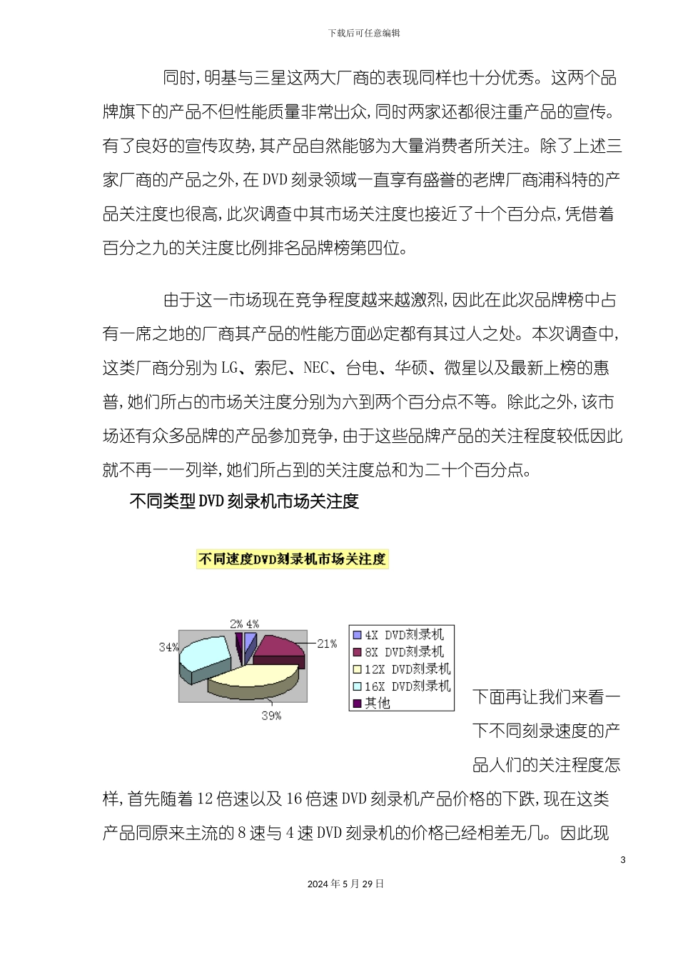 DVD刻录机市场调查报告_第3页