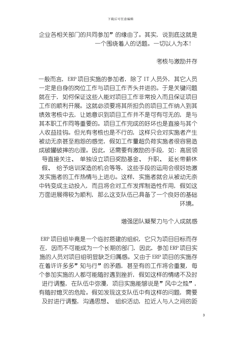 ERP项目实施中的团队建设模板_第3页
