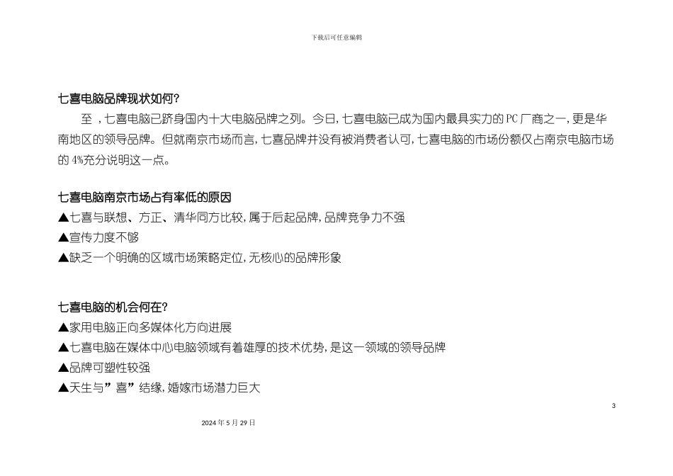 HEDY电脑营销策划案word_第3页