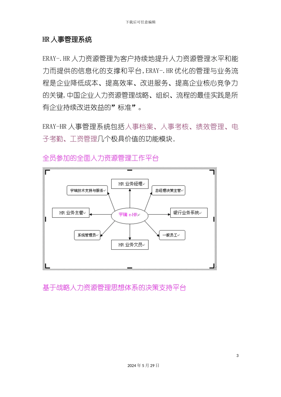 HR人事管理系统珠海宇瑞科技系统化管理采购管理销售管理_第3页