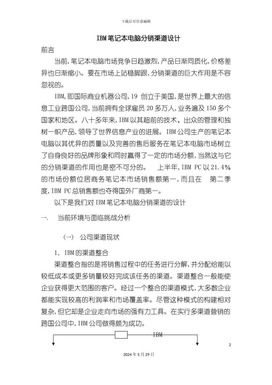 IBM笔记本电脑分销渠道设计方案_第2页