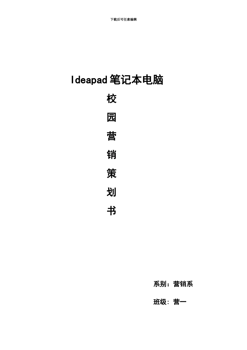 Ideapad笔记本电脑校园营销策划组织方案_第2页