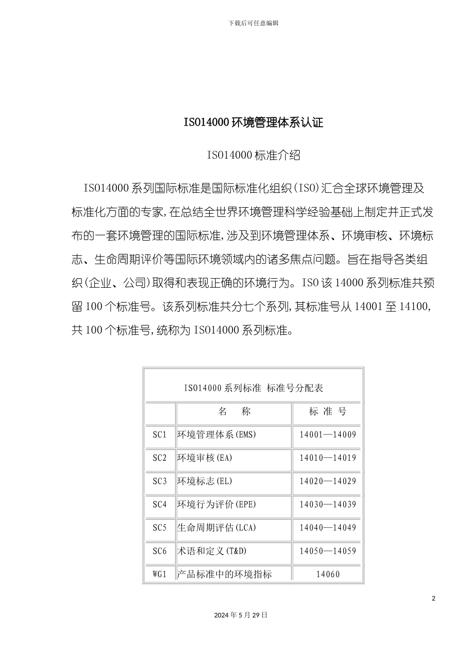 ISO14000环境管理体系认证_第2页