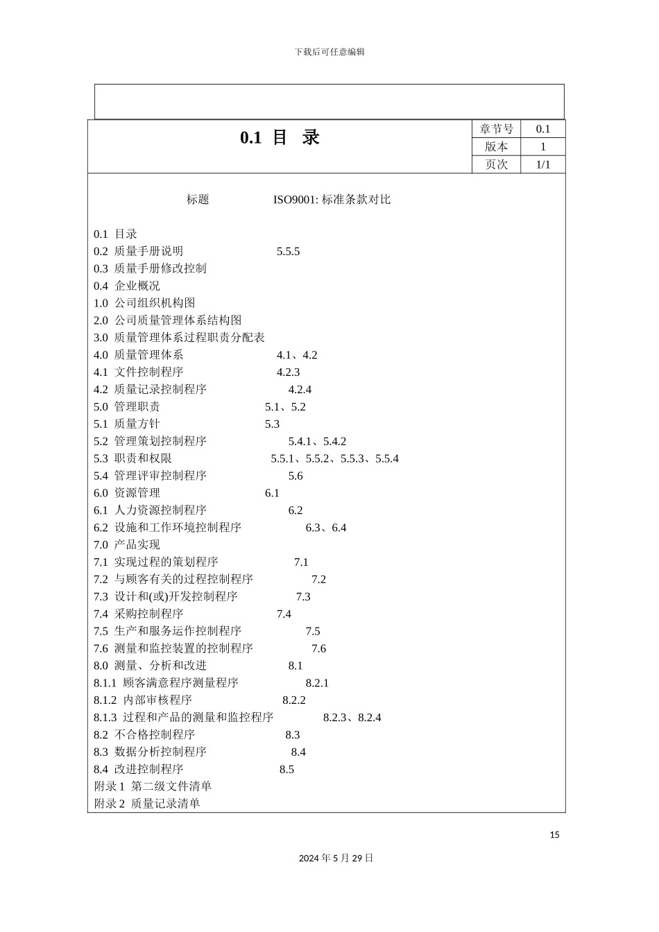 ISO质量管理体系手册_第2页
