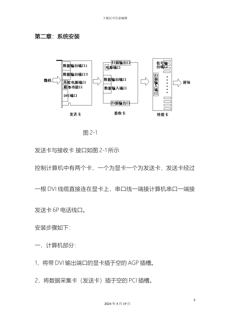 LED全彩显示屏安装调试培训手册_第3页