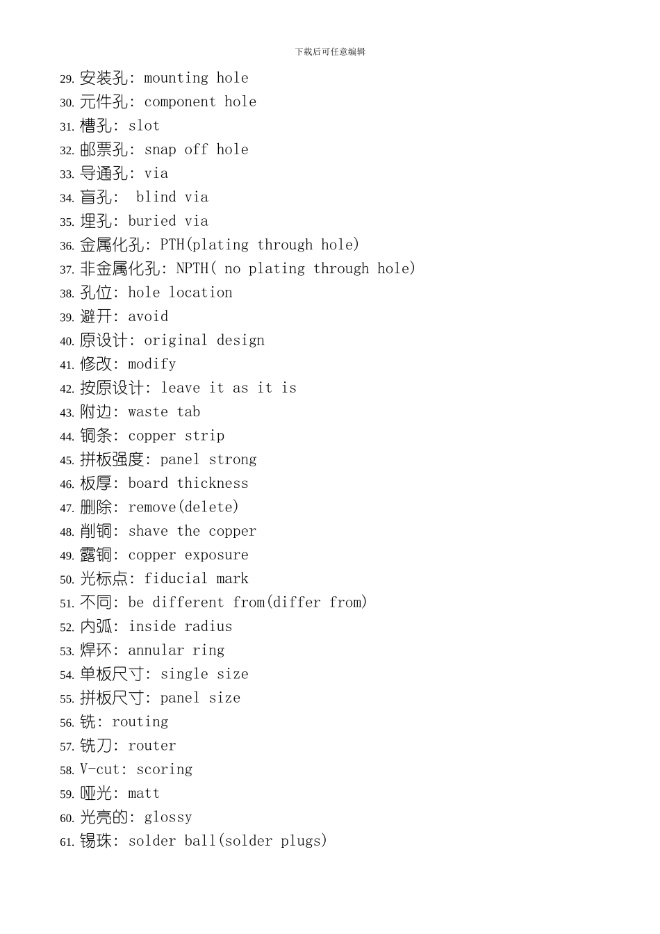 PCB工程英文确认常用词及常用语句模板_第2页