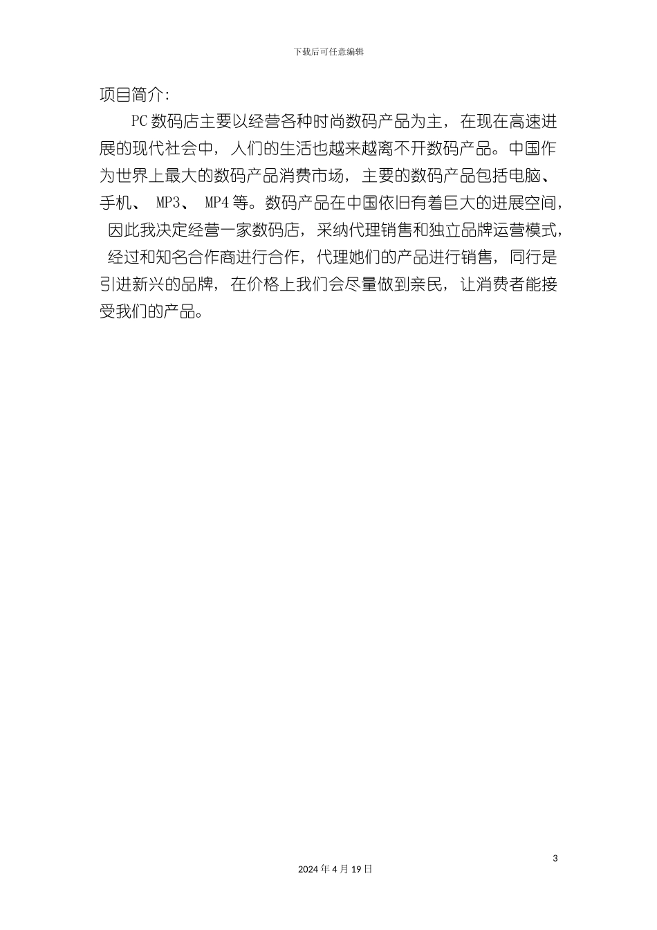 PC数码店创业计划书_第3页