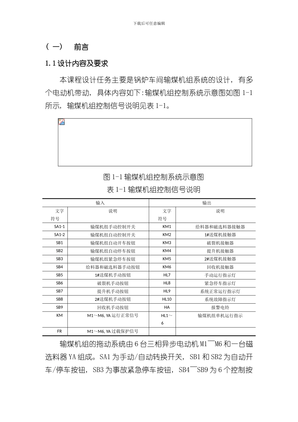 PLC课程设计锅炉车间输煤机组控制样本_第3页