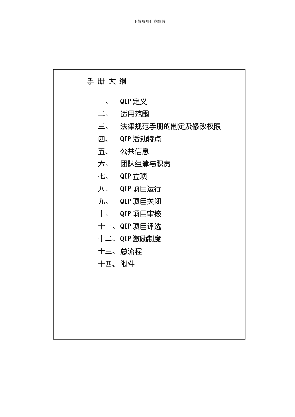 QIP质量改进计划样本_第2页