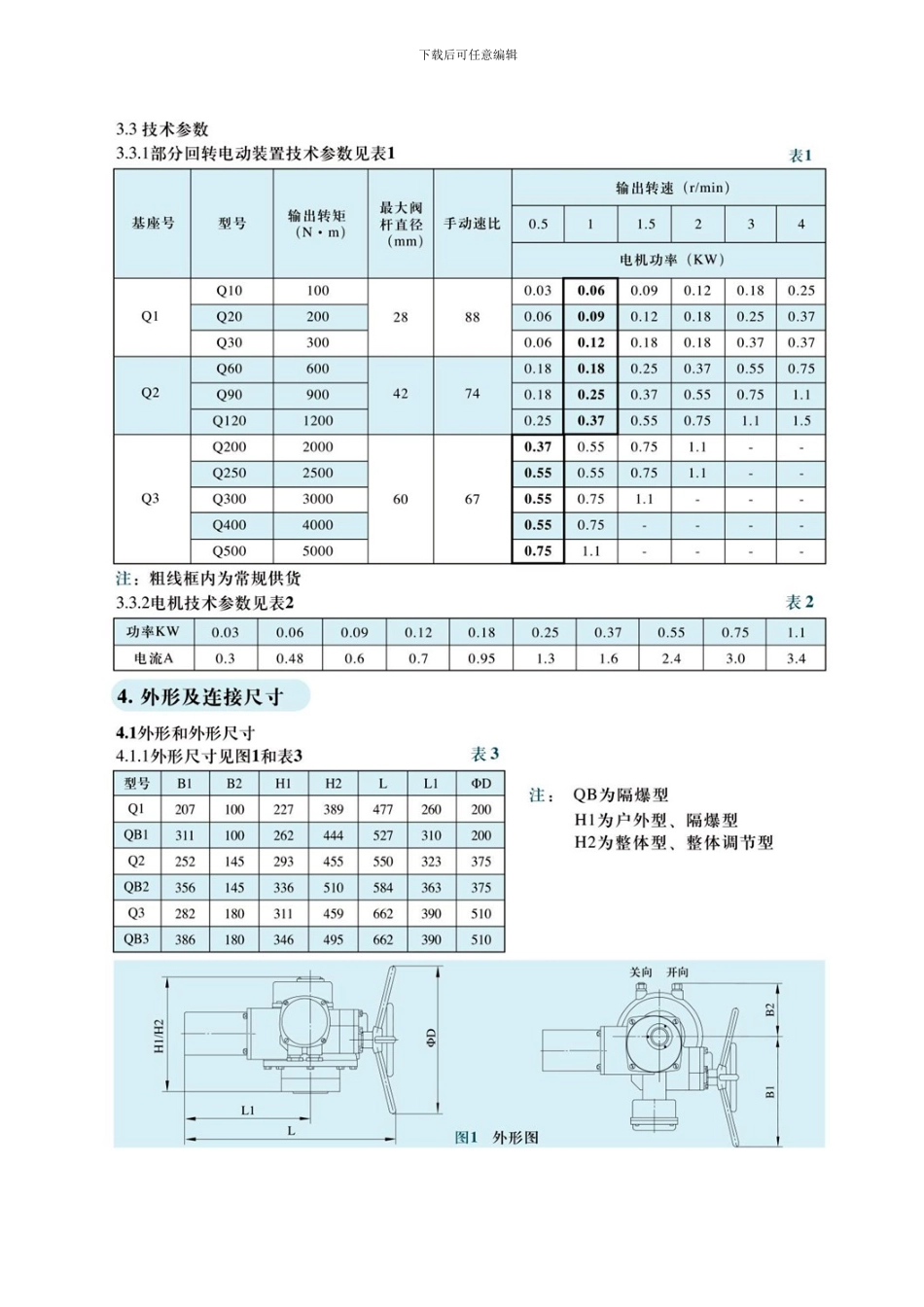 Q型电装使用说明书江苏兰阀通用设备有限公司样本_第2页