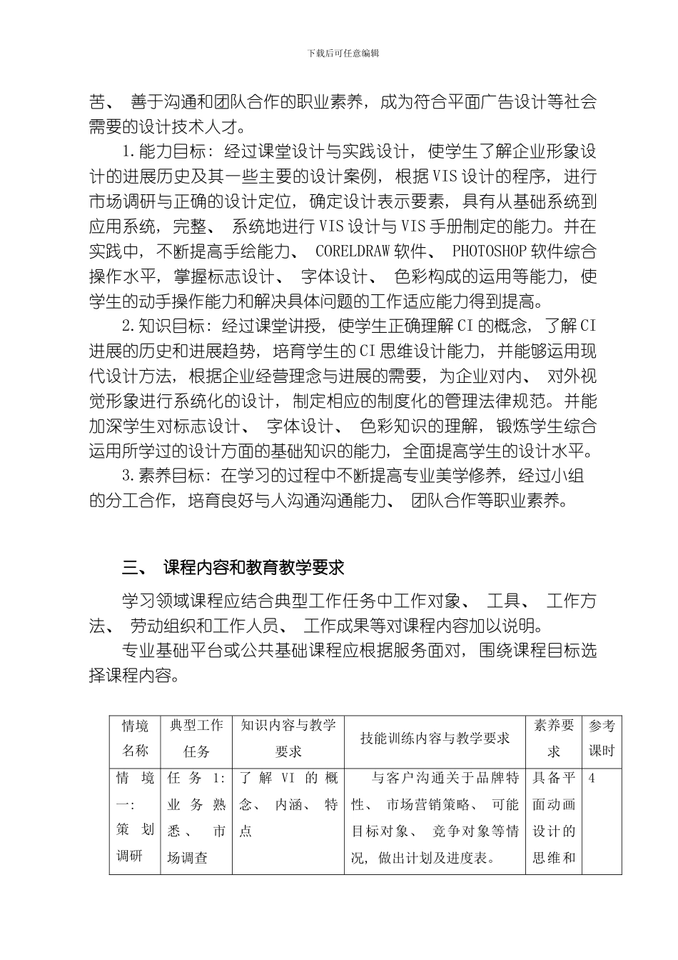 VI设计与实训标准模板_第2页