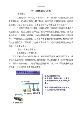 VRV空调系统优化方案样本
