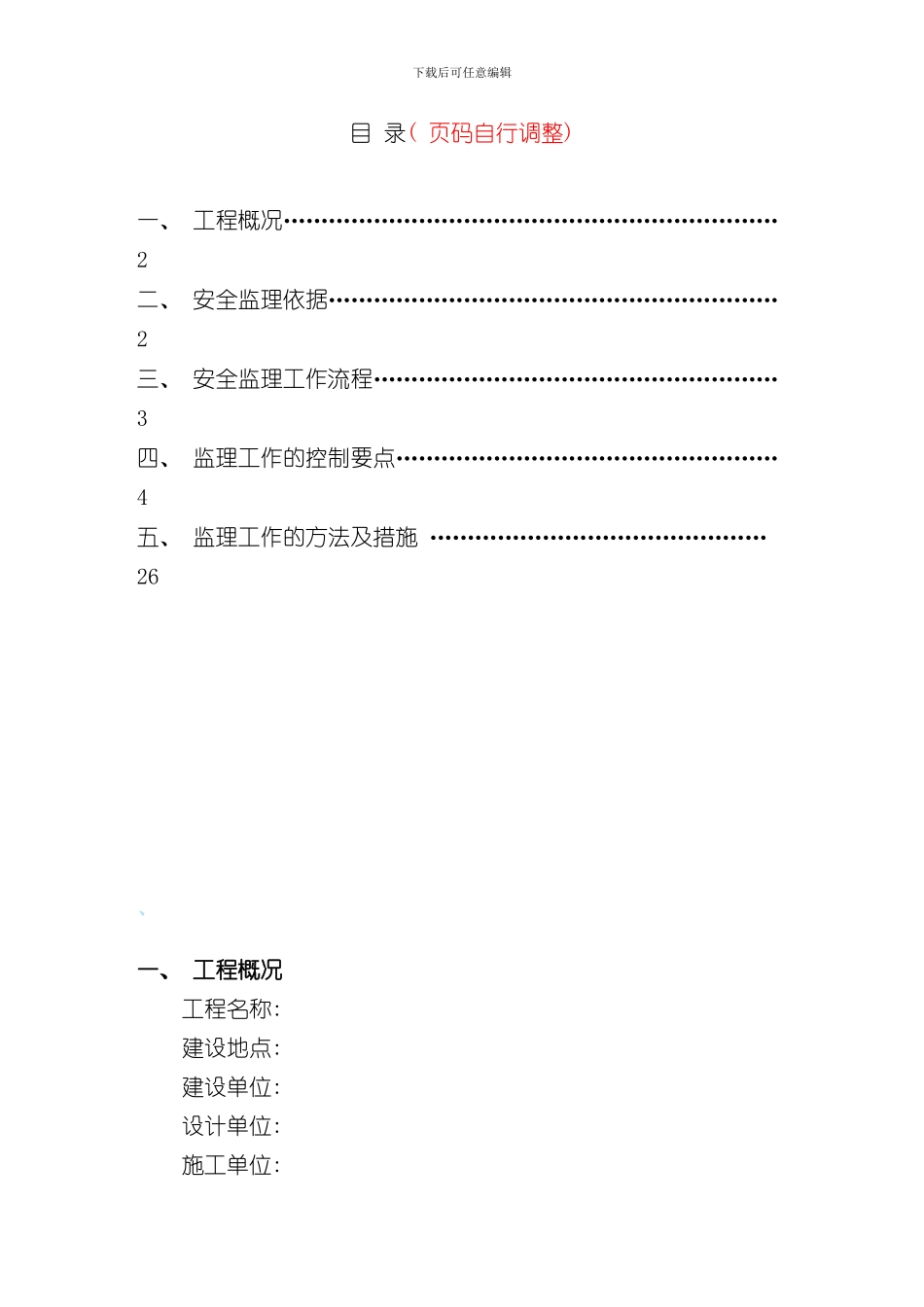 XX市政安全监理实施细则范本样本_第2页