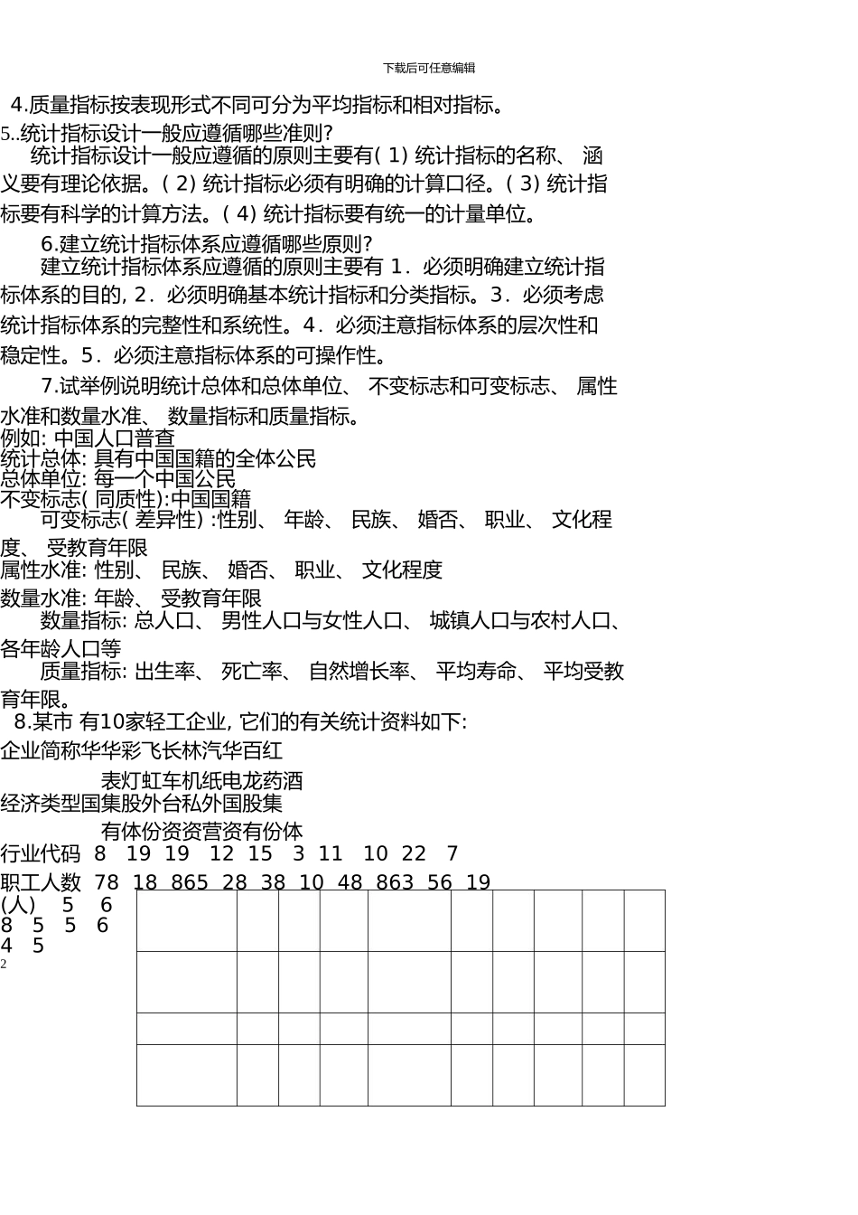 《应用统计学》总习题_第2页