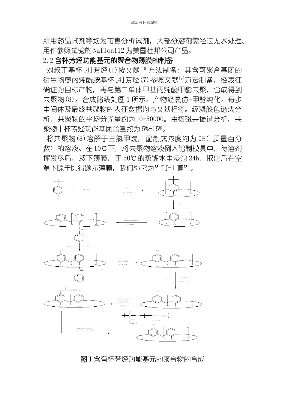 一种新型质子交换膜及其质子传输功能的研究模板_第3页
