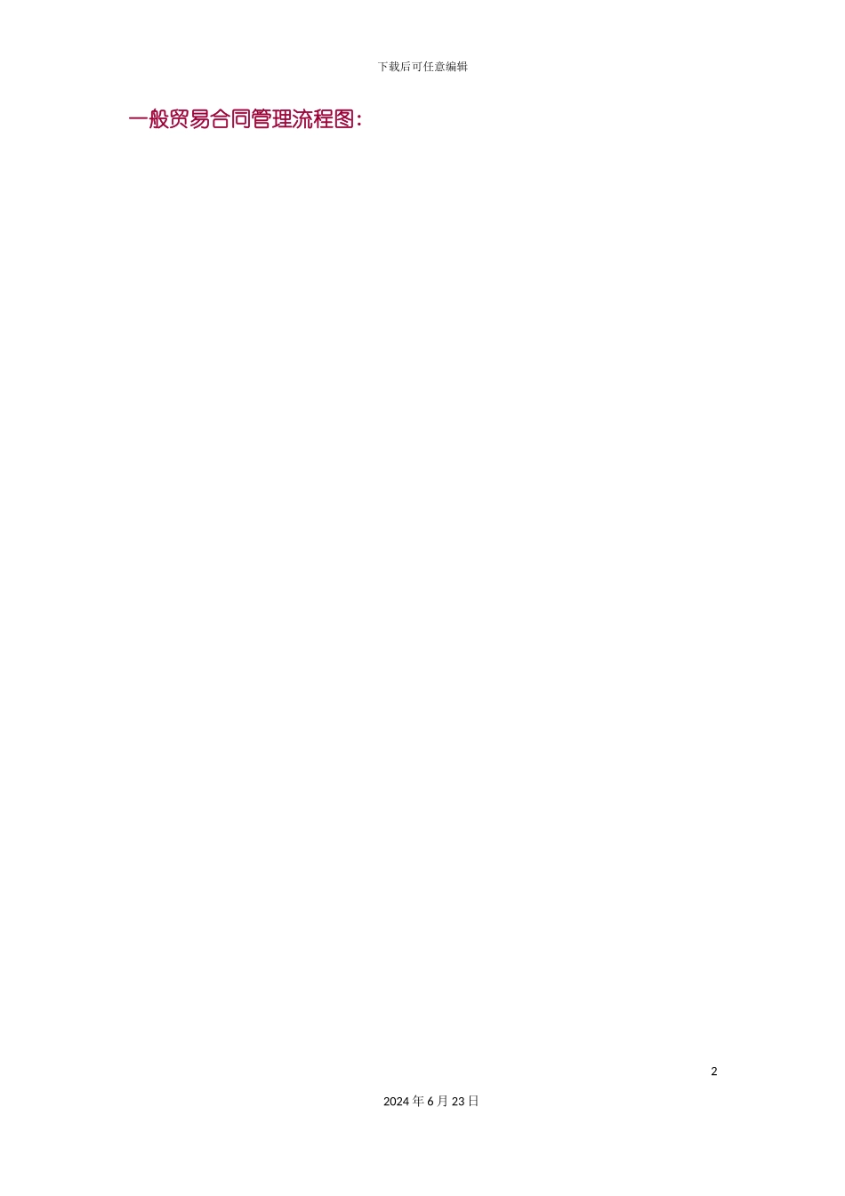 一般贸易合同管理流程图_第2页