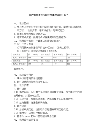 一键多功能按键控制技术模板