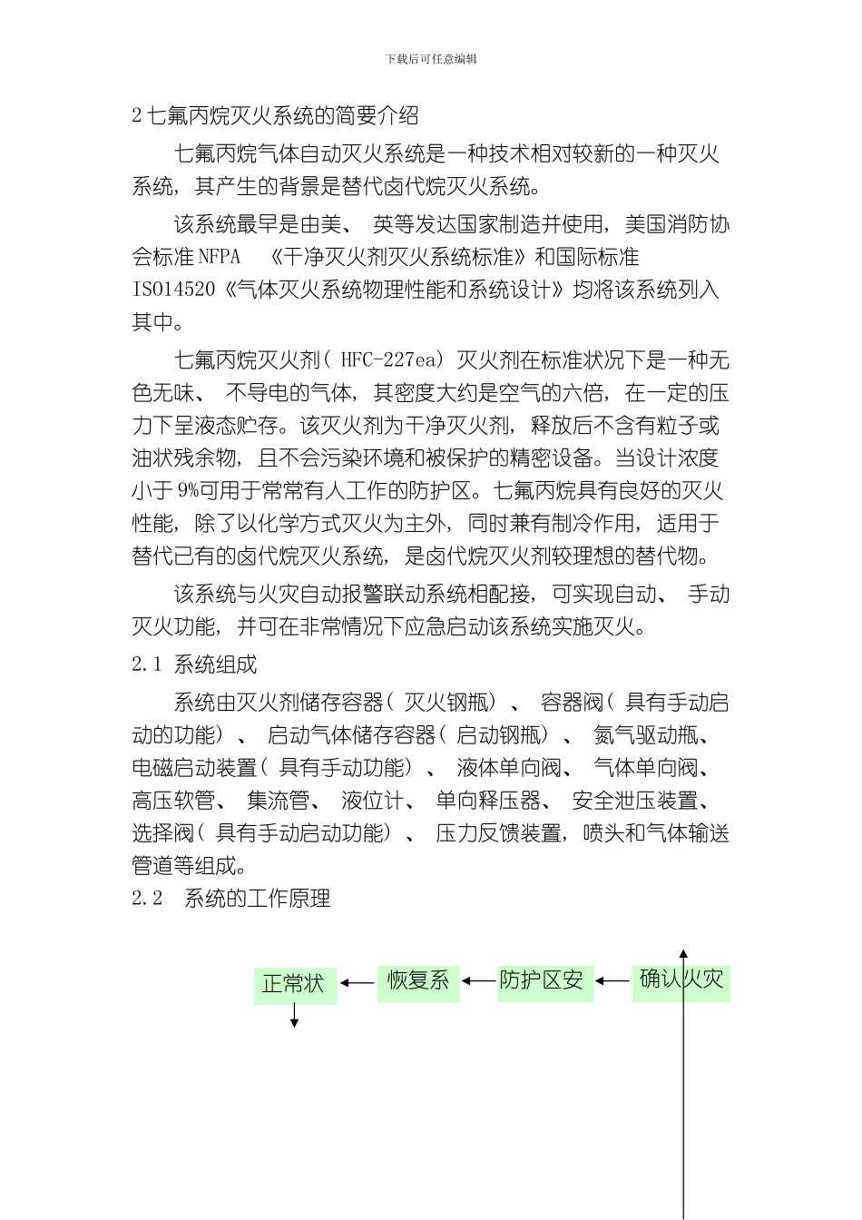 七氟丙烷备压式系统技术说明模板_第2页