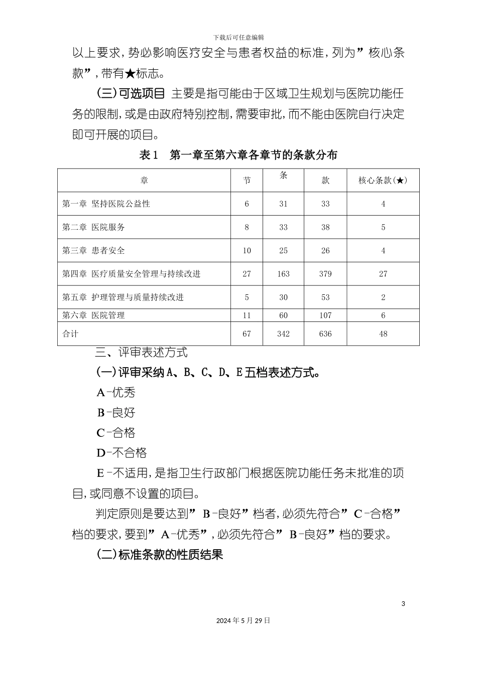 三级综合医院评审标准实施细则_第3页