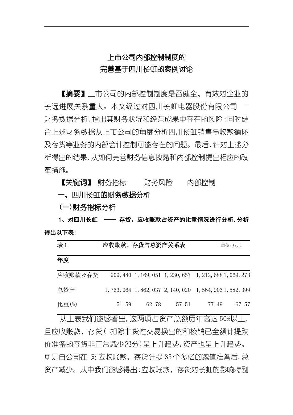 上市公司内部控制制度的研究_第2页