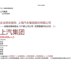 上汽集团年报薪酬报告及企业排名上海汽车集团股份有限公司九舍会智库