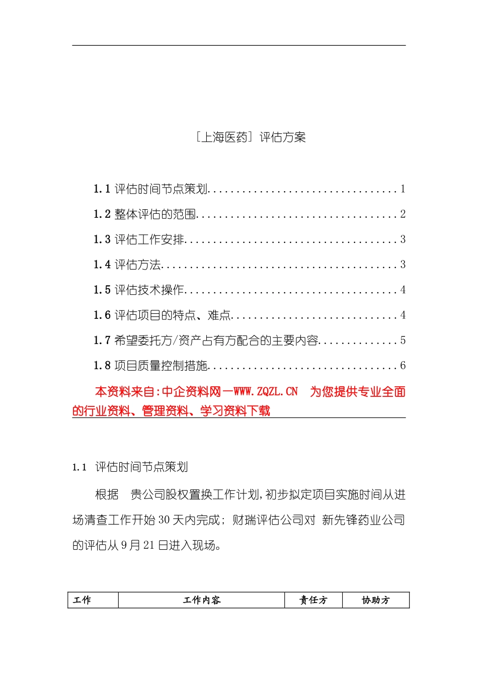上海医药整体评估方案_第2页