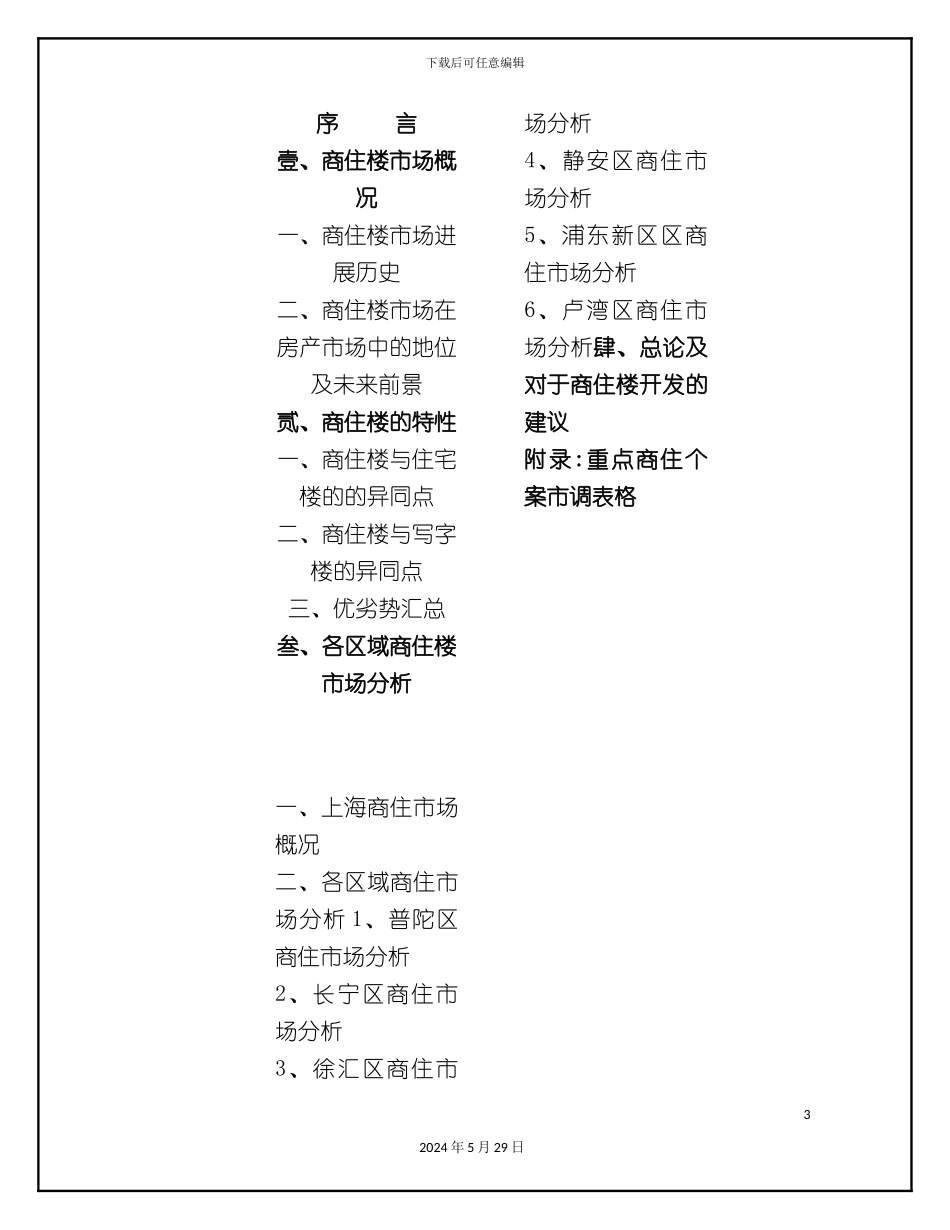 上海商住市场分析研究报告_第3页