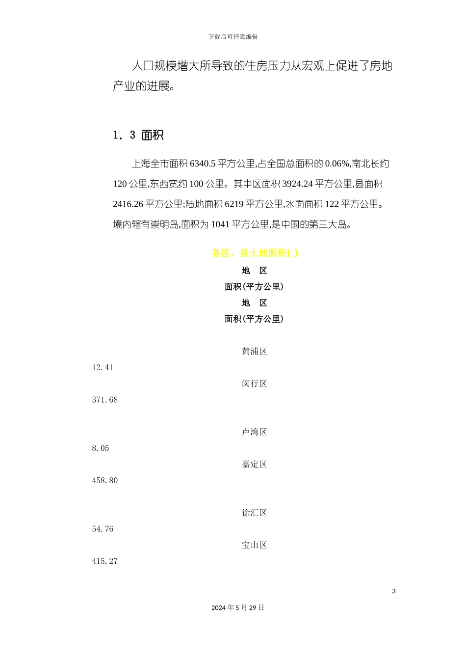 上海房地产可行性调研报告_第3页
