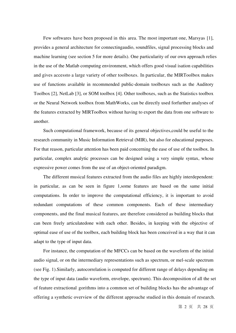 从音频文件中提取音乐特征在Matlab工具箱中文翻译_第2页