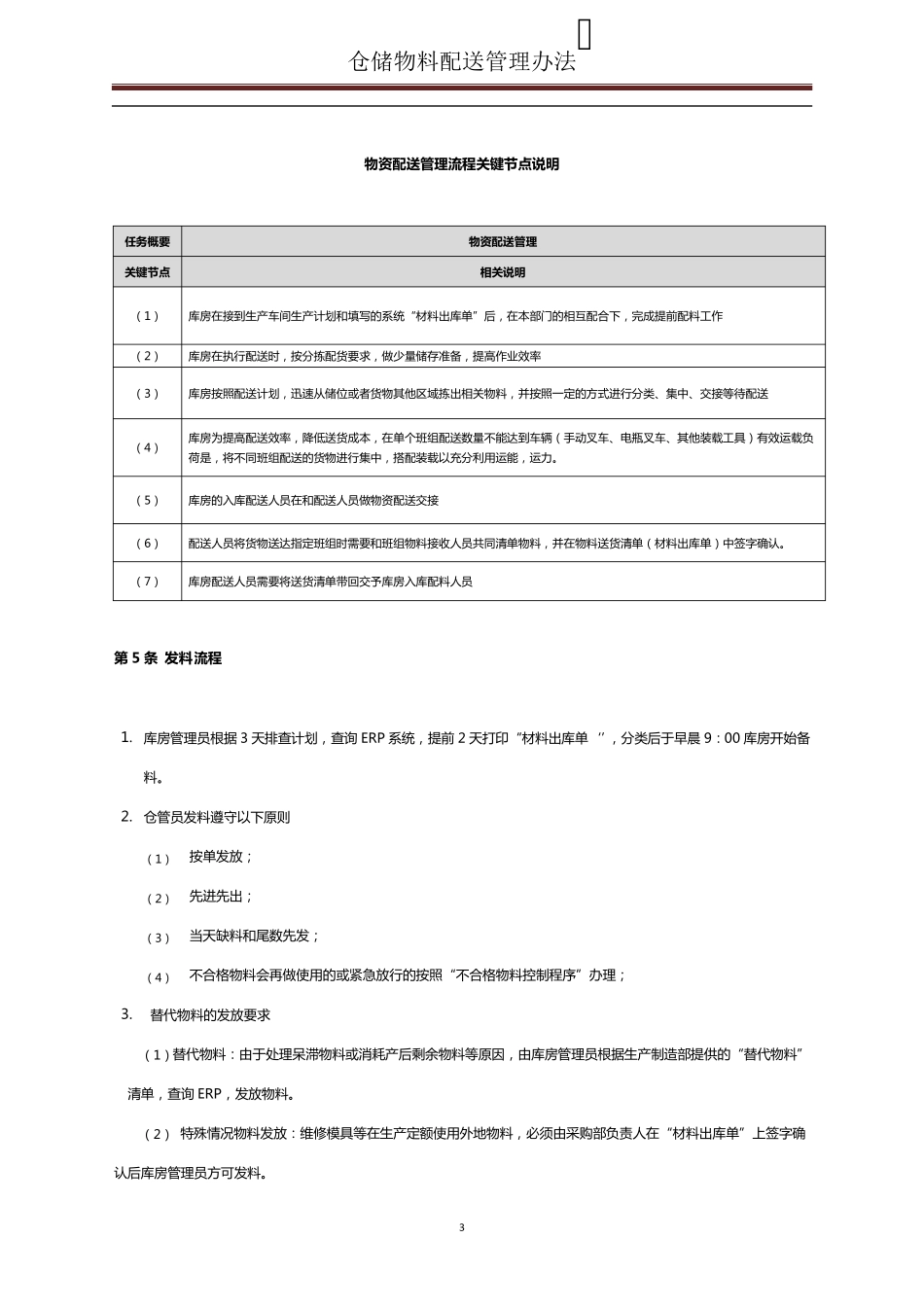 仓储物料配送管理办法_第3页