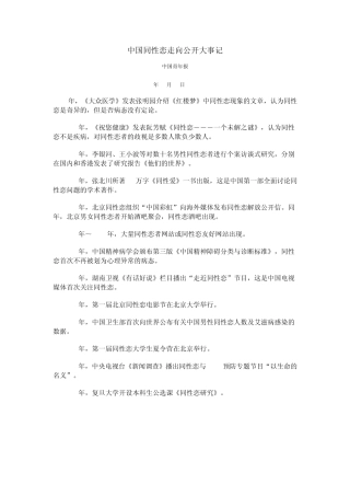 关于同性恋的资料观点整理