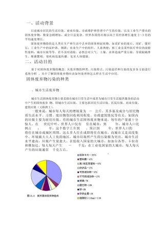 关于固体废弃物的调查报告