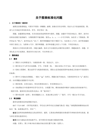 关于图表标准化问题