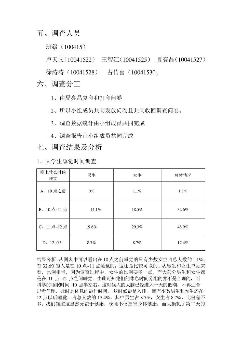关于大学生生活习惯调查报告_第2页