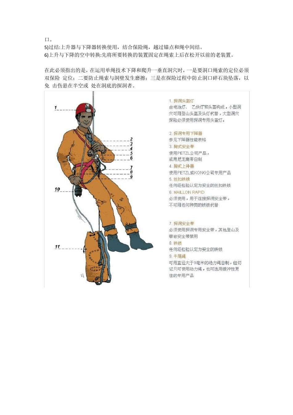 关于洞穴探险知识_第3页