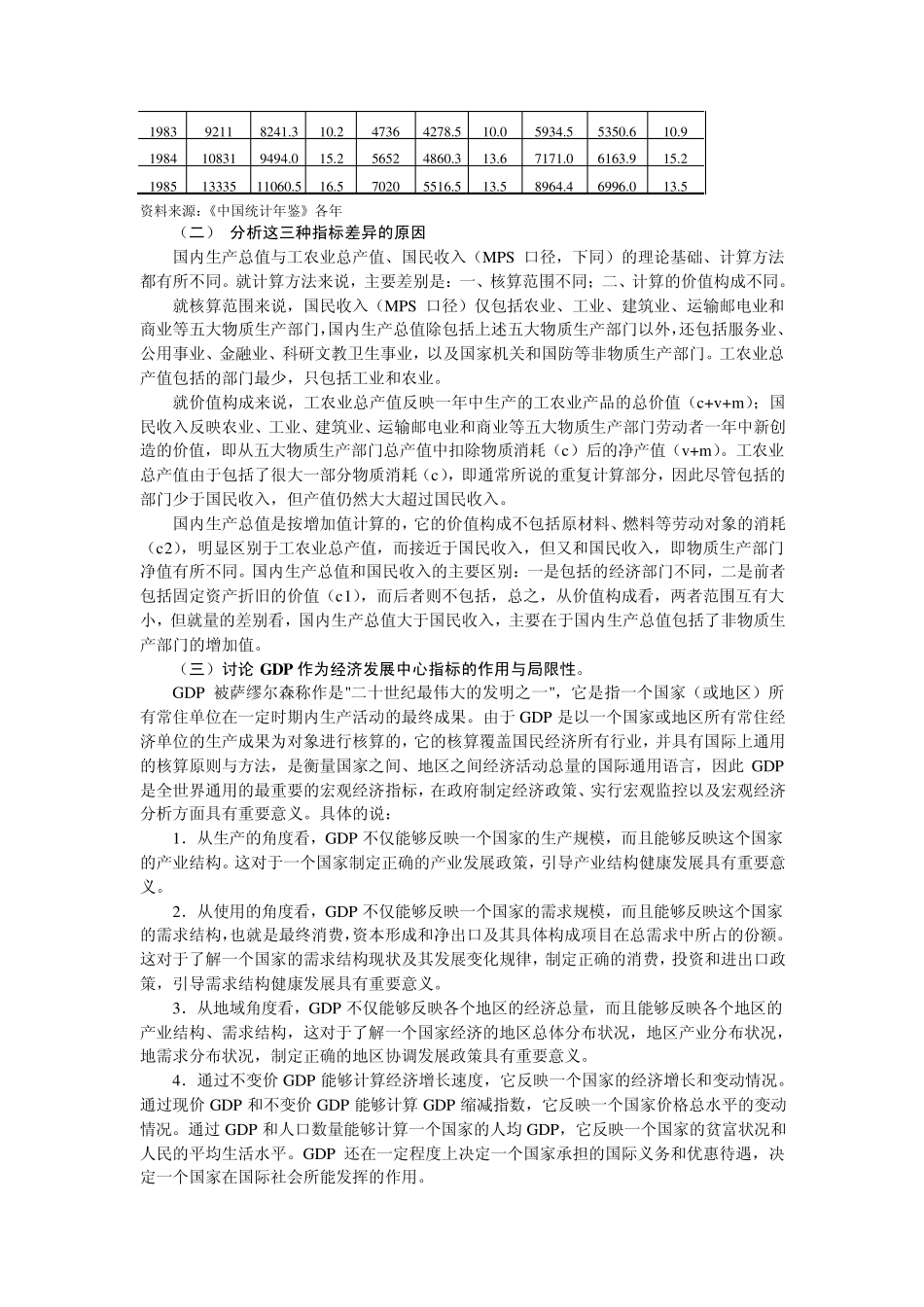 关于经济发展指标的选择_第2页