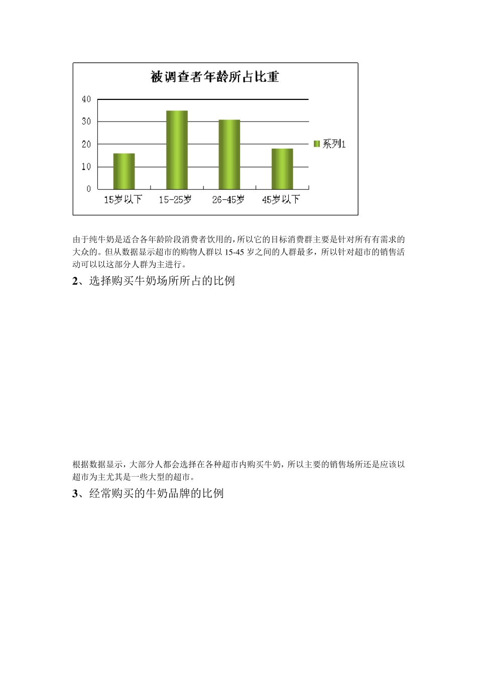关于蒙牛纯牛奶广告市场调查分析报告_第2页