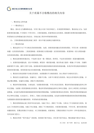 关于质量不合格整改的相关内容2