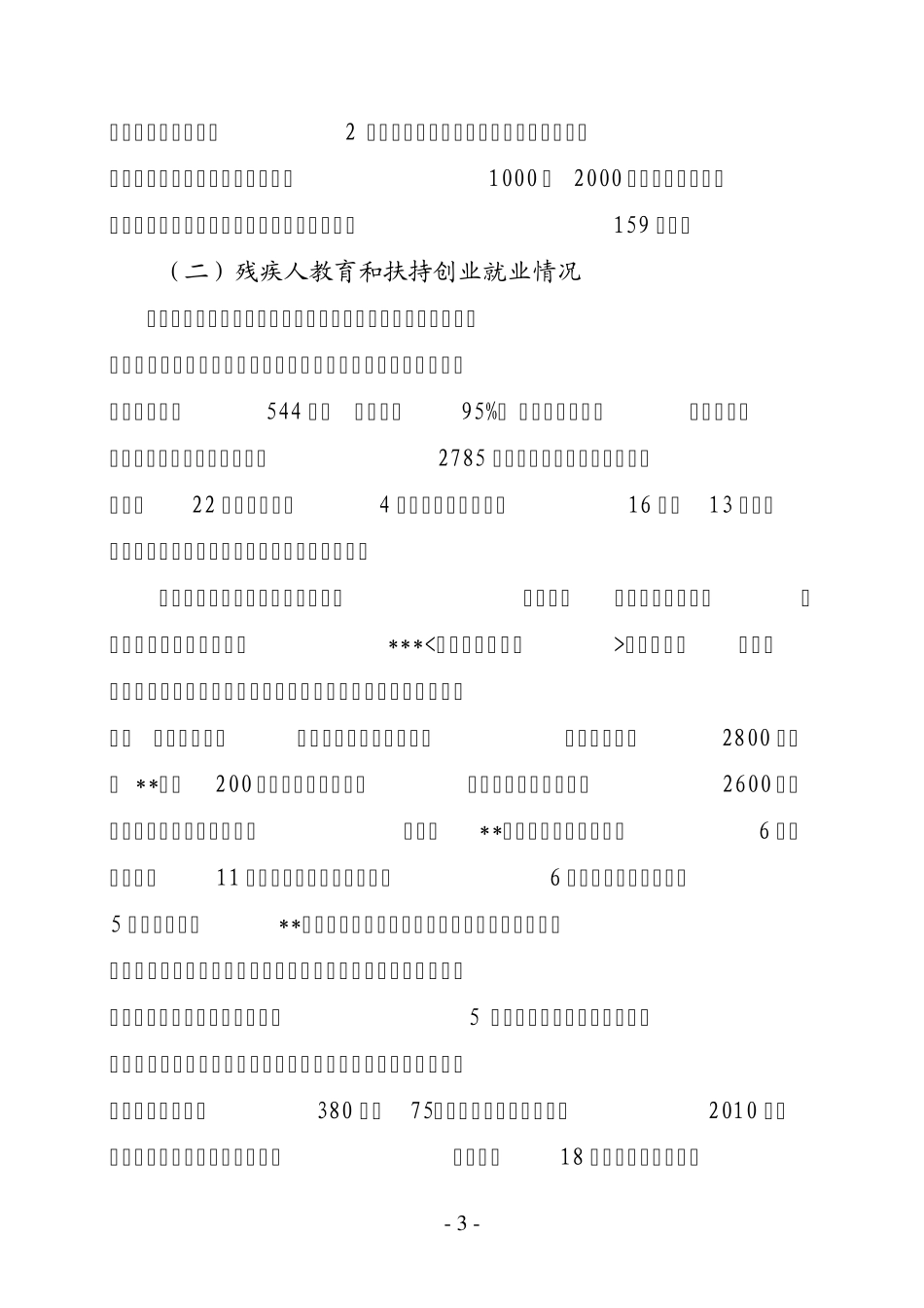 关于进一步做好残疾人工作的几点思考_第3页