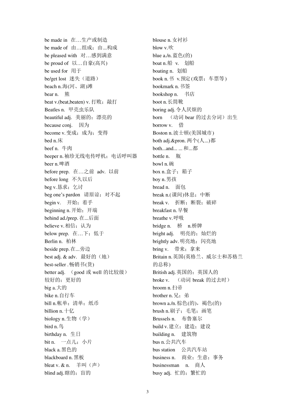 初中人教版英语单词汇总_第3页