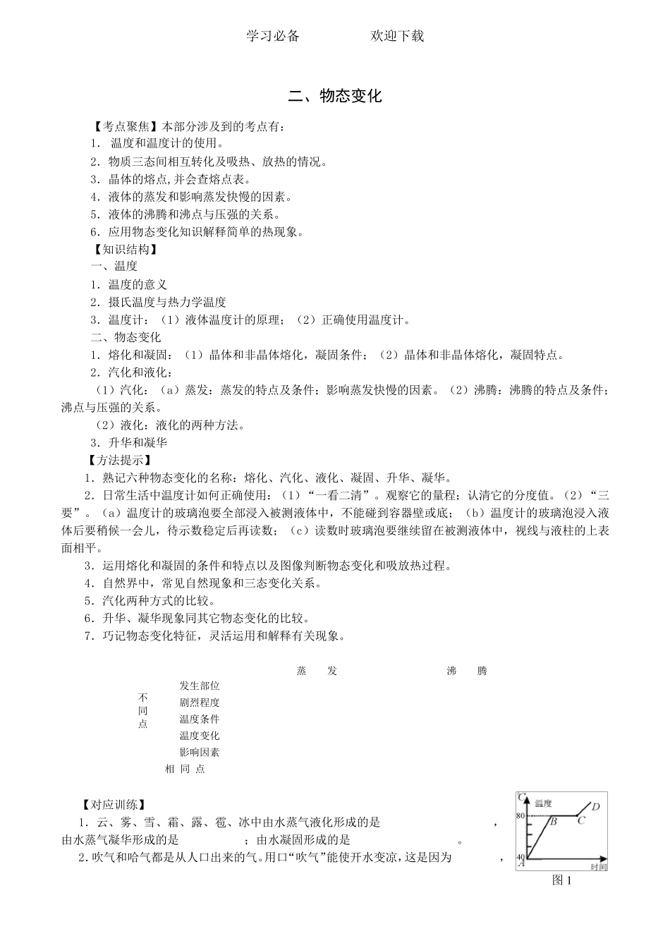 初中物理复习教学案(全部)_第3页