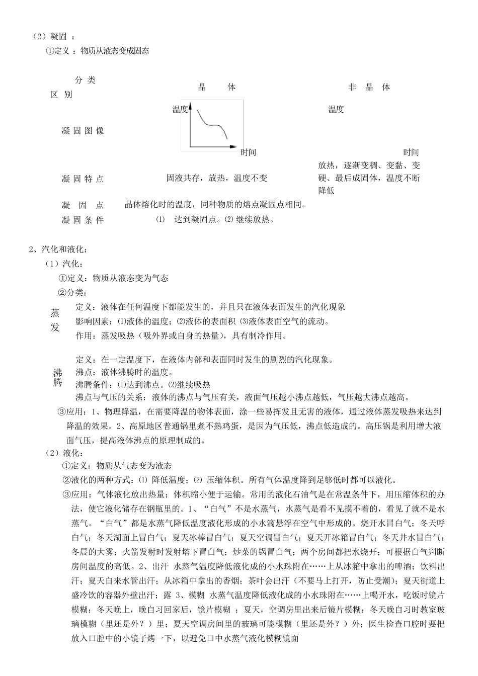 初中物理教案物态变化_第2页