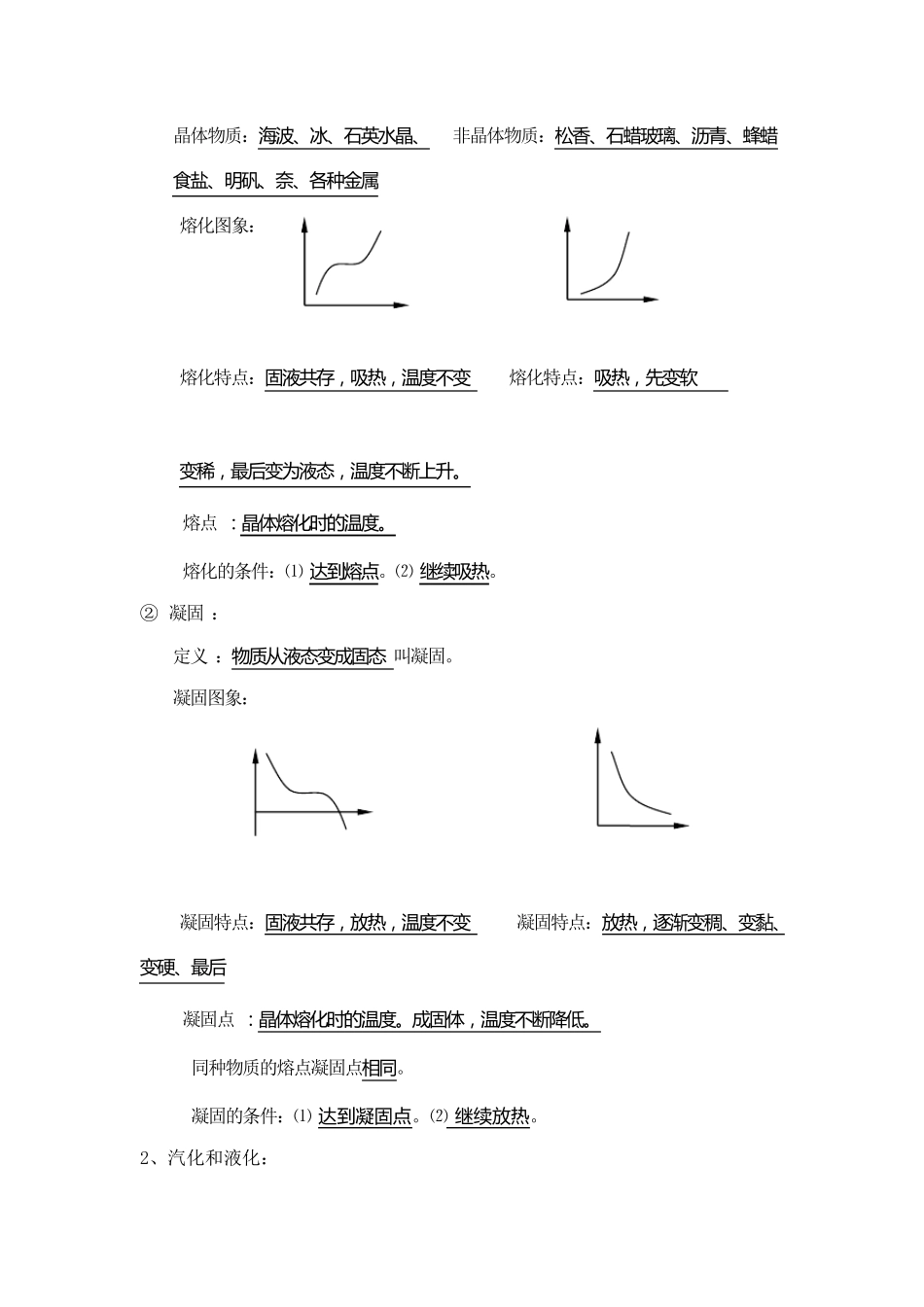 初中物理物态变化知识点_第3页