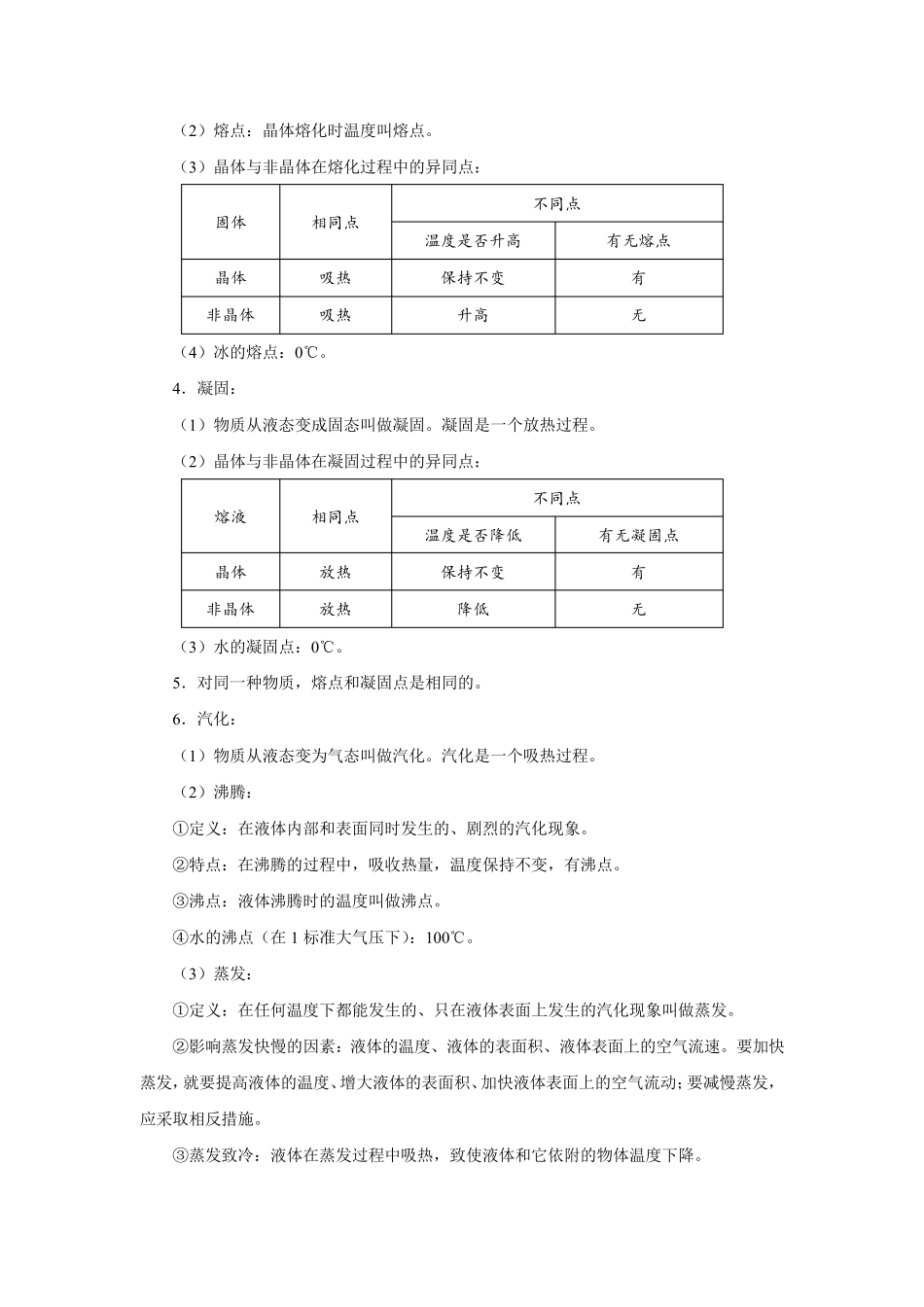 初中物理知识点汇总(中考必备)_第3页
