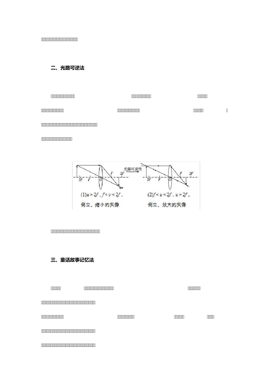 初中物理知识：凸透镜成像规律八种记忆方法_第2页
