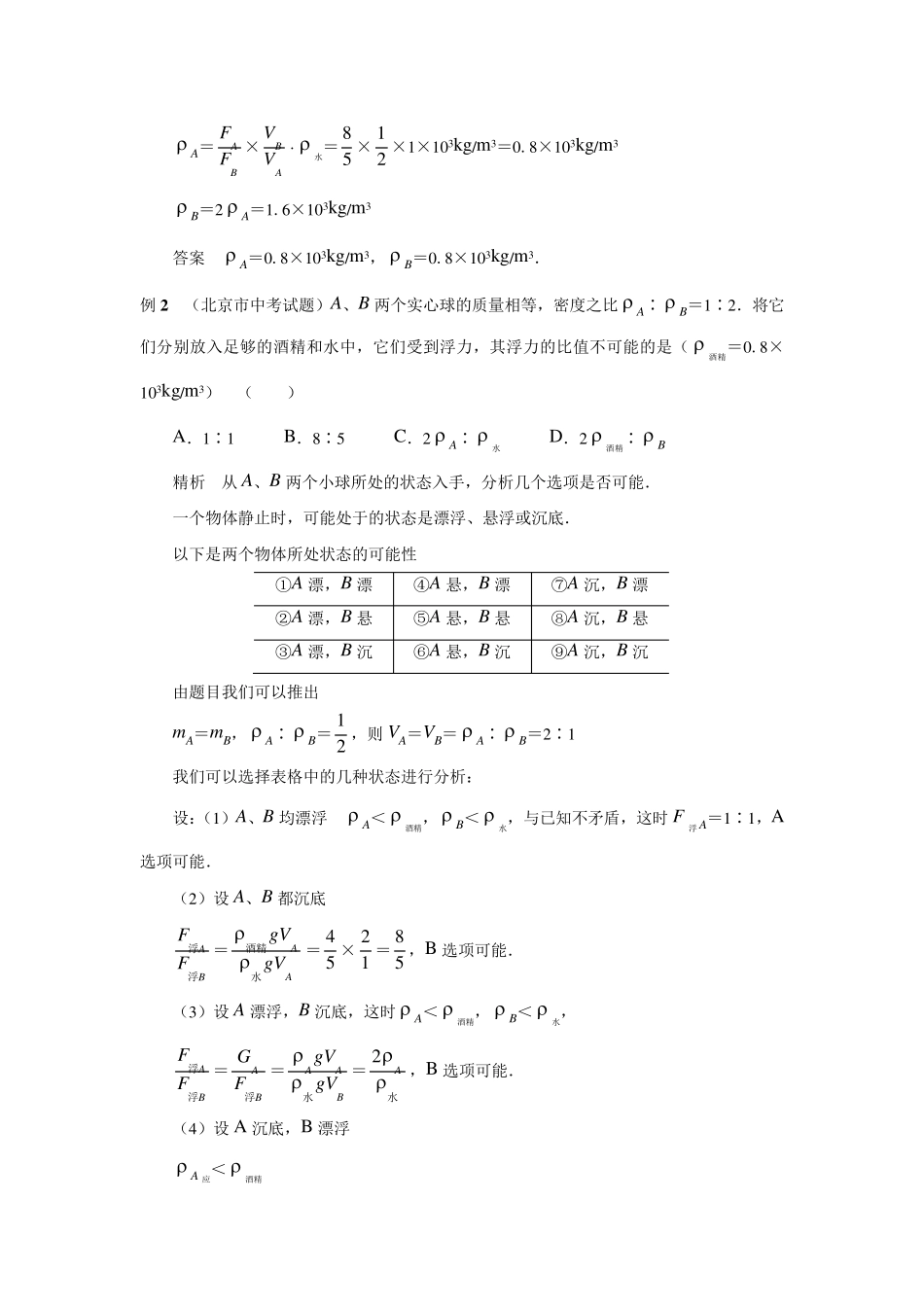 初中物理经典题目._第2页