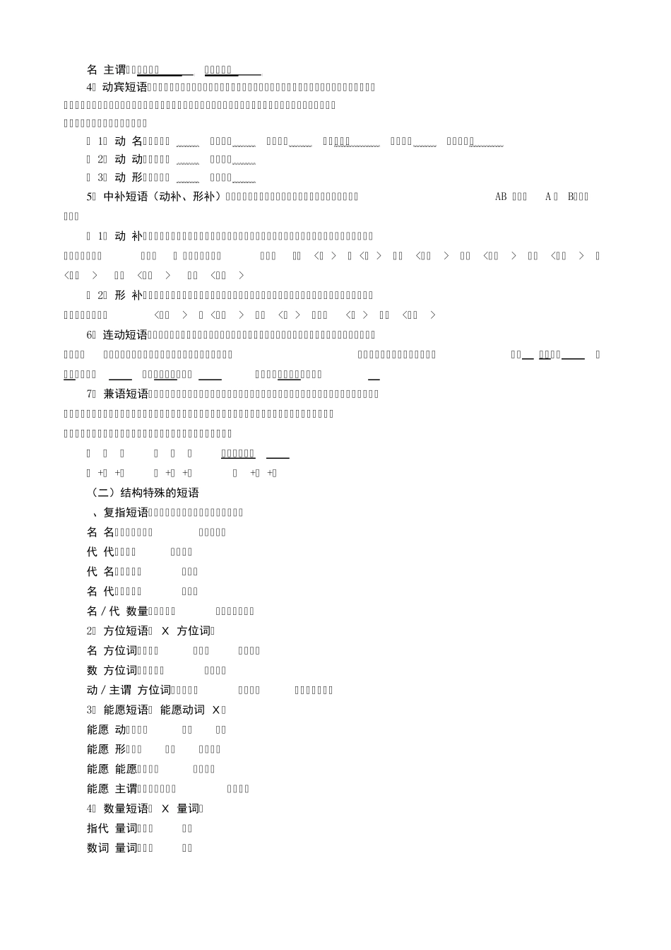初中语文语法知识全面复习(词类、短语、句子)_第3页