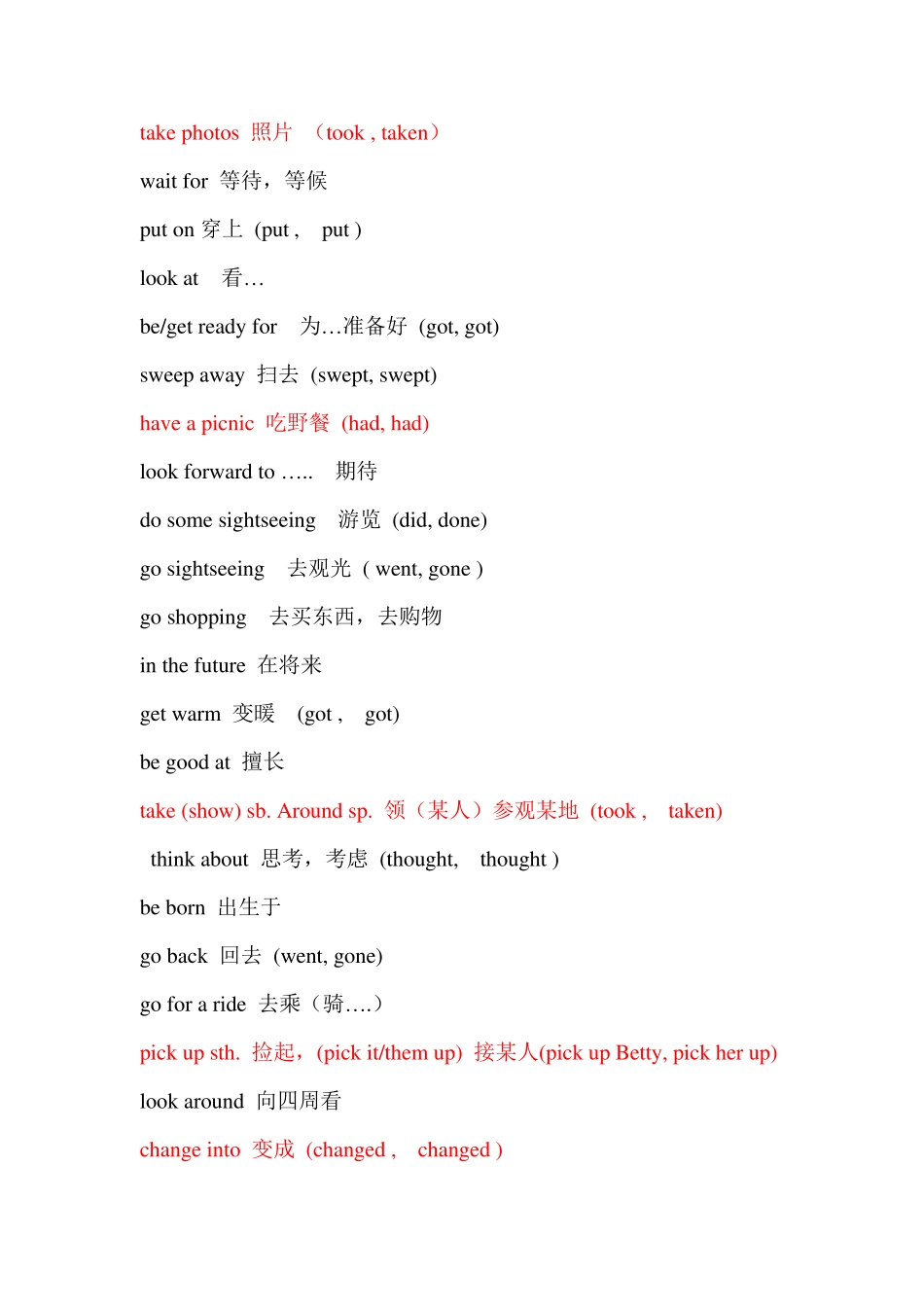 初中重点短语_第1页